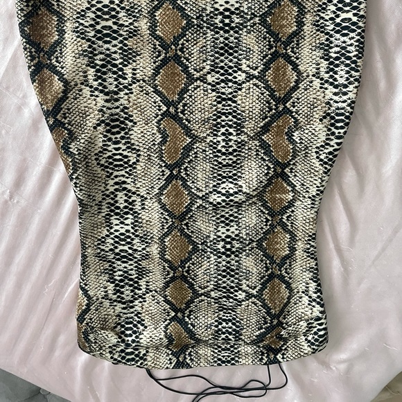 FASHION NOVA snake skin dress mini - Picture 3 of 3